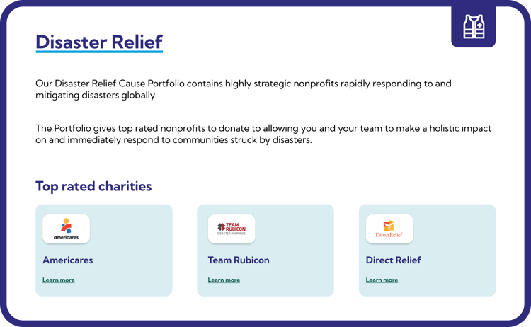 screenshot of Percent Pledge